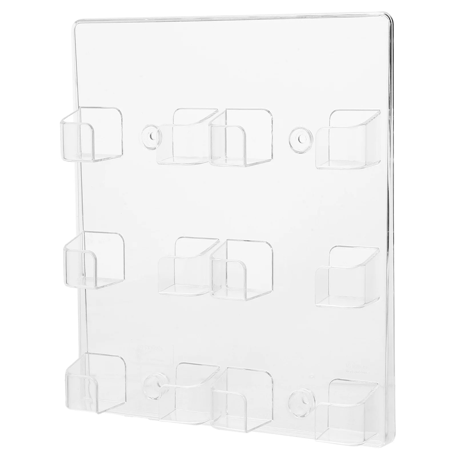 Transparent Plastic Business Holder Business Display Stand Slim Card Holder For Men PU Mini Credit Card Wallet Style