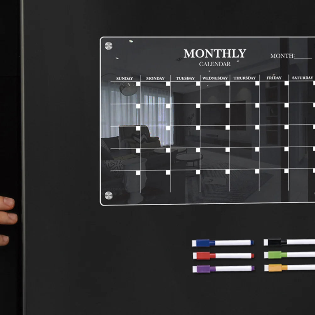 Magnetic Weekly Planning Board Planner for Fridge Notice Daily Work Schedule Display Attraction
