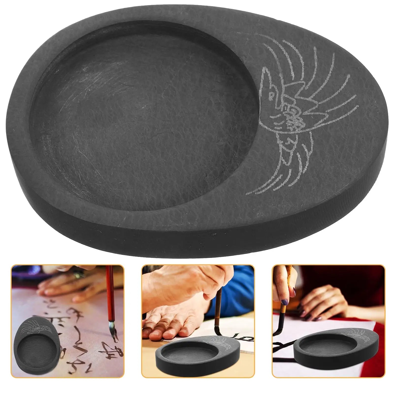 Calligraphy Student Mini Inkstone Calligraphy Practice Four Treasures Of The Study Calligraphy And Painting Supplies Ink Stone