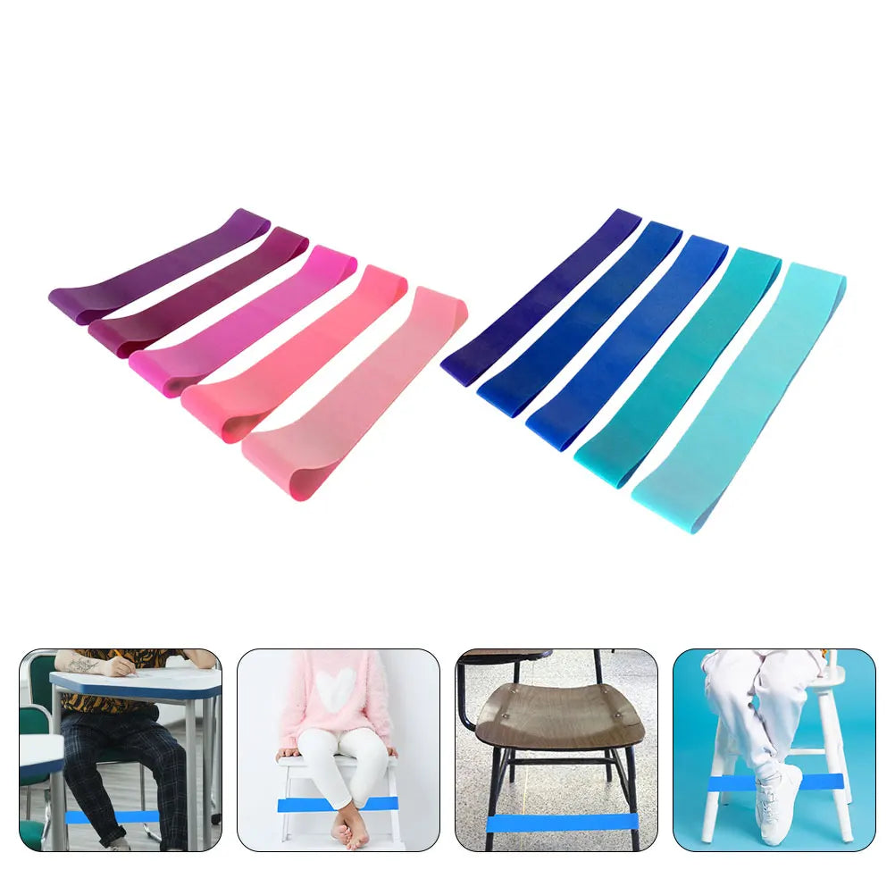 10pcs Stretchy Chair Bands Classroom Chair Bands For Kids With Fidgety Feet Colorful Kid Kid Table And Chairs Beach Chair Bands