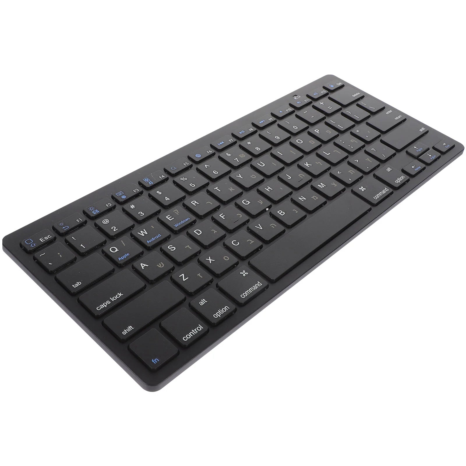 Wireless Hebrew Keyboard Full Size Silent Portable Ultrathin Laptop Office Computer Keyboards Accessory Multimedia Device