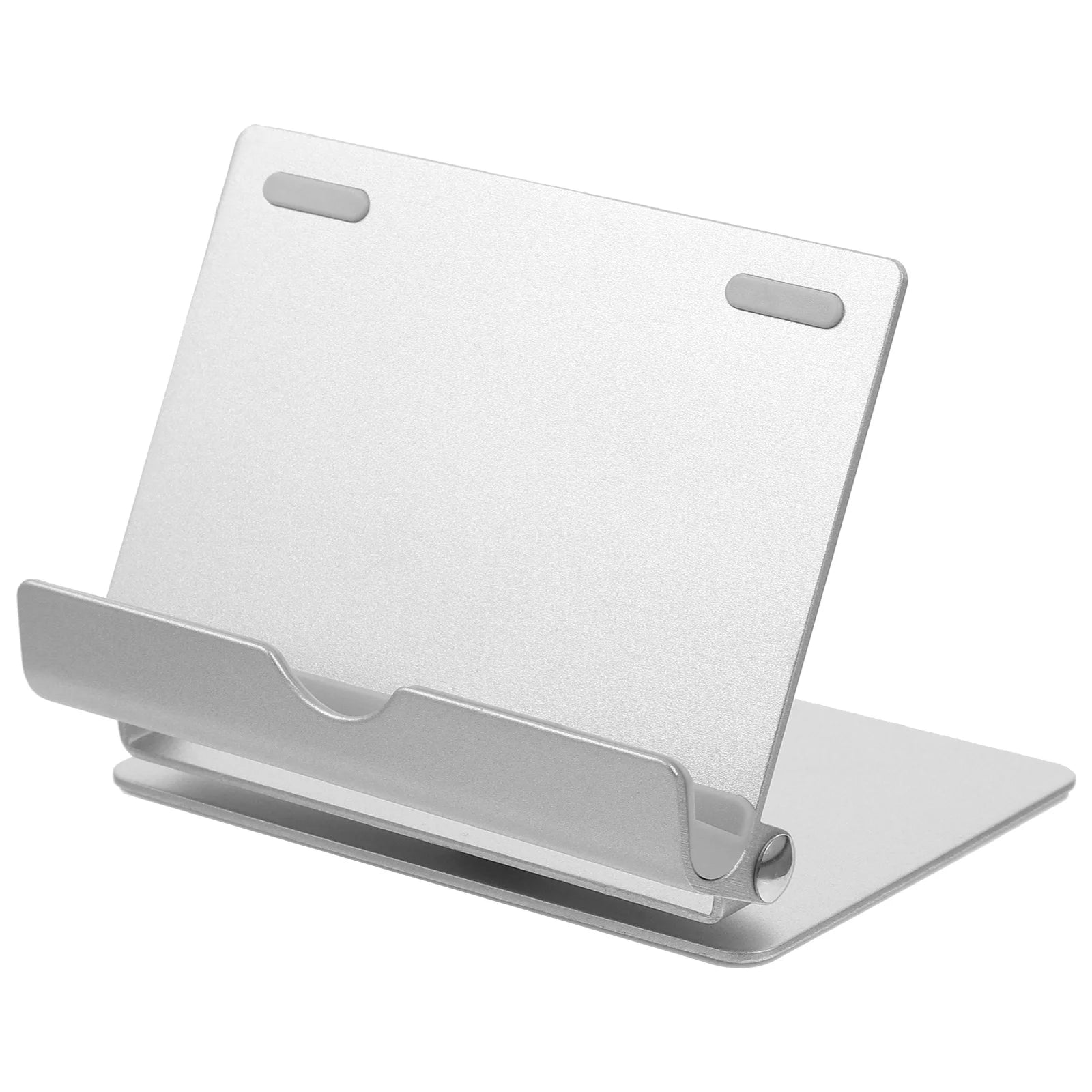 Silver Adjustable Aluminum Alloy Phone Tablet Holder Foldable Desktop Stand For Notebook Laptop Support Cell Phone Mount With