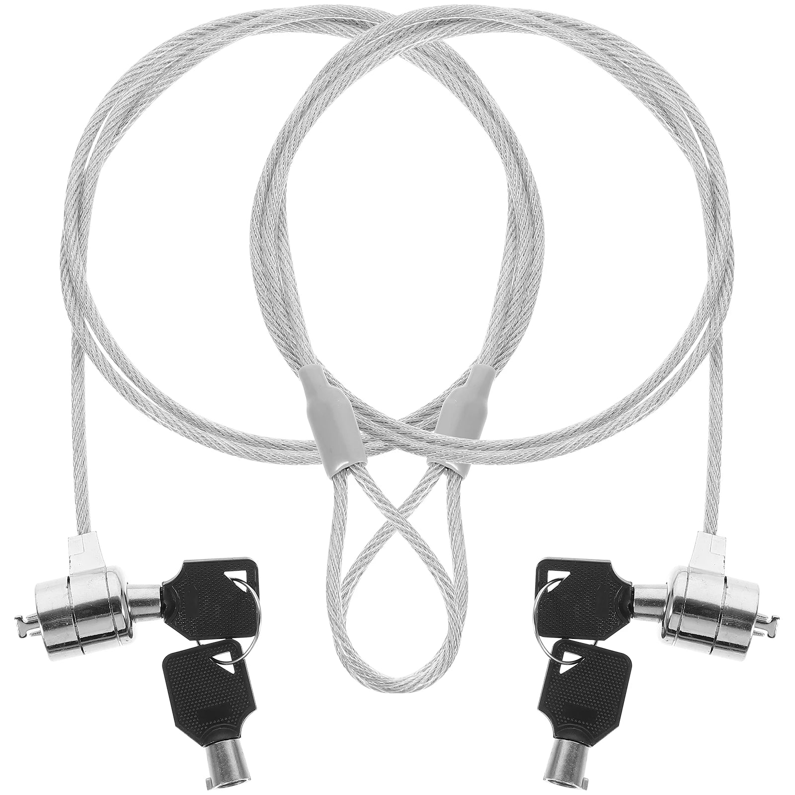 2 Sets New Notebook Pc Security Security China Cable Chain With Key Notebook Pc Laptop Cable Chain With 2 New